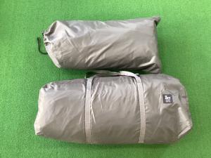 ZANE ARTS (ゼインアーツ) シェルター ヨゴレ・スカート小穴2㎜・ケース小穴2㎜・葉クズ有 PS-003 ゼクーM 380×440×250cm 3-4人用 程度B 程度A スカートあり