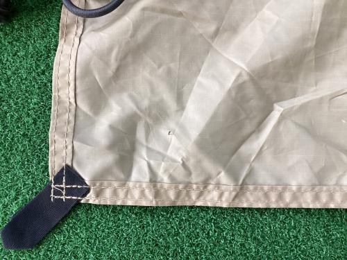 ZANE ARTS (ゼインアーツ) シェルター ヨゴレ・スカート小穴2㎜・ケース小穴2㎜・葉クズ有 PS-003 ゼクーM 380×440×250cm 3-4人用 程度B 程度A スカートあり