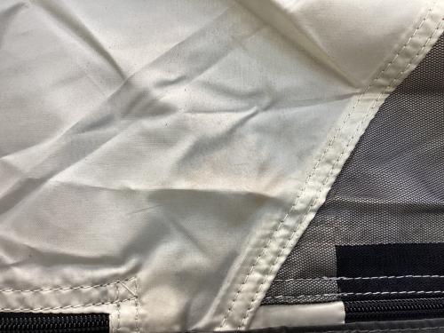 ZANE ARTS (ゼインアーツ) シェルター ヨゴレ・スカート小穴2㎜・ケース小穴2㎜・葉クズ有 PS-003 ゼクーM 380×440×250cm 3-4人用 程度B 程度A スカートあり