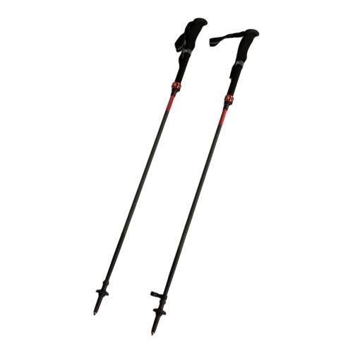 MSR (エムエスアール) トレッキングポール ブラック×レッド カーボン バスケット欠品 ダイナロックアッセント （Ｌ）
