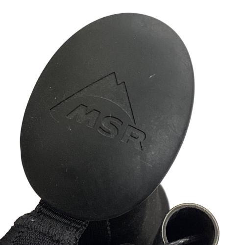 MSR (エムエスアール) トレッキングポール ブラック×レッド カーボン バスケット欠品 ダイナロックアッセント （Ｌ）
