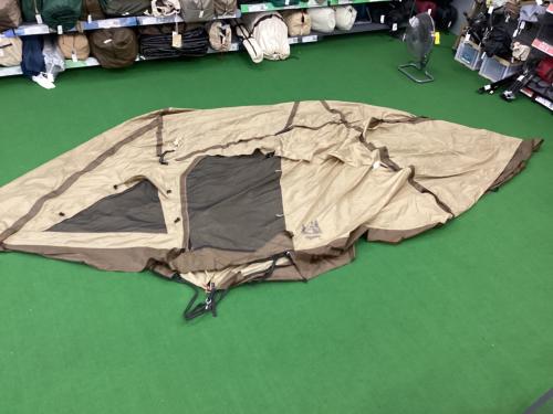 OGAWA (オガワ) ドームテント ヨゴレ・フライシート下部1cm程の穴有 2653 ヴィガスⅡ 約356×258×192㎝ 2～3人用 程度B 程度B スカートあり