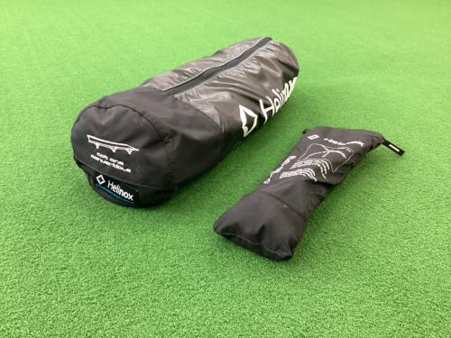 Helinox (ヘリノックス) コット ブラック×スカイブルー コットワンコンバーチブル