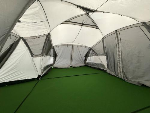 THE NORTH FACE (ザ ノース フェイス) ツールームテント スカート・インナーボトムヨゴレ有 メルドグレー NV22201 ノーチラス4×4 約660×570×225(h)cm 2～4人用 程度B 程度B スカートあり