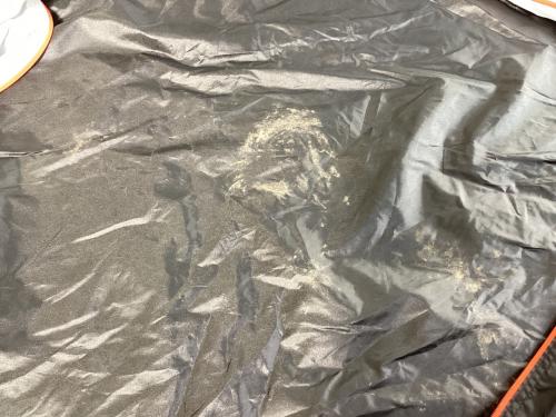 THE NORTH FACE (ザ ノース フェイス) ツールームテント スカート・インナーボトムヨゴレ有 メルドグレー NV22201 ノーチラス4×4 約660×570×225(h)cm 2～4人用 程度B 程度B スカートあり