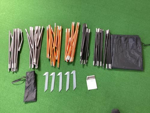 THE NORTH FACE (ザ ノース フェイス) ツールームテント スカート・インナーボトムヨゴレ有 メルドグレー NV22201 ノーチラス4×4 約660×570×225(h)cm 2～4人用 程度B 程度B スカートあり