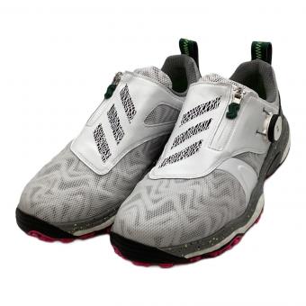 adidas (アディダス) ゴルフシューズ メンズ SIZE 26.5cm ホワイト×グレー コードカオスボア 25＠ IG8705