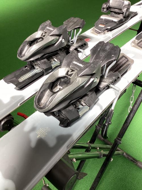 K2 (ケーツー) カービングスキー 149cm キズ有 GRIP WALKビンディング reckoner 92 ・MARKER Squire