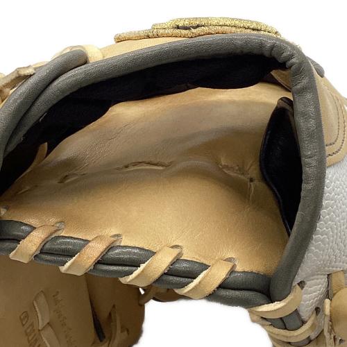 Wilson (ウィルソン) 軟式グローブ ベージュ×ホワイト ダブルネーム  プロストックレザー 86型 wilson staff 内野用