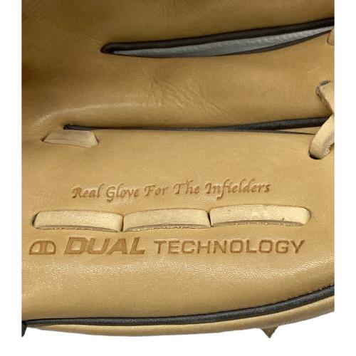 Wilson (ウィルソン) 軟式グローブ ベージュ×ホワイト ダブルネーム  プロストックレザー 86型 wilson staff 内野用
