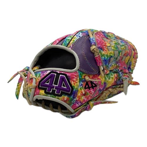 44 (フォーティーフォー) 軟式グローブ マルチカラー 限定カラー グラブケース付 内野用 硬式使用可能 44-CR31