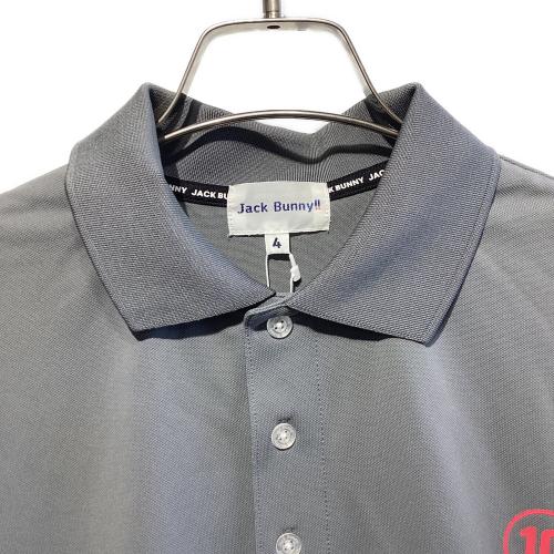 JACK BUNNY (ジャックバニー) ゴルフウェア(トップス) メンズ SIZE M グレー 2023モデル ＠ ポロシャツ 262-3160423