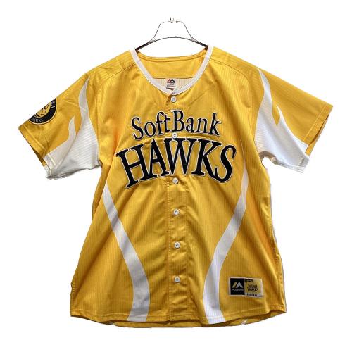 福岡ソフトバンクホークス 応援グッズ SIZE L イエロー 栗原 陵矢【24】刺繍サイン入り ＠ ユニフォーム 2024年鷹祭SUMMER BOOST限定ユニフォーム レプリカ SB08-24AS-0008-YEL