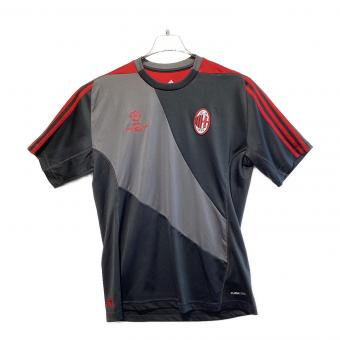 ACミラン (エーシーミラン) サッカーユニフォーム SIZE XO グレー×レッド チャンピオンズリーグ トレーニングウェア adidas X53556