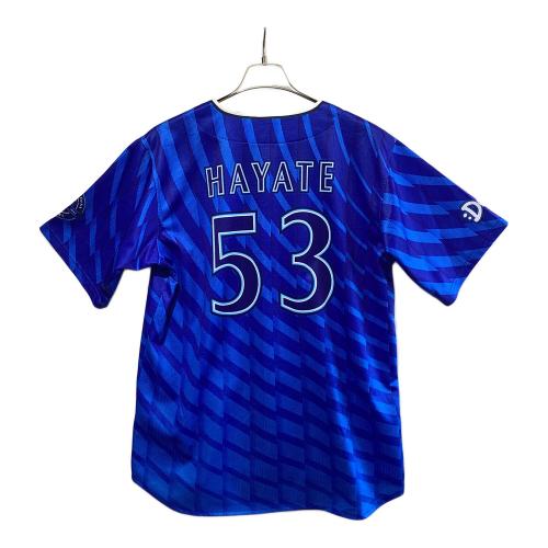 横浜DeNAベイスターズ (ヨコハマディーエヌエーベイスターズ) 応援グッズ Lサイズ ブルー 2024年ビジターユニフォーム ユニフォーム 颯【53】