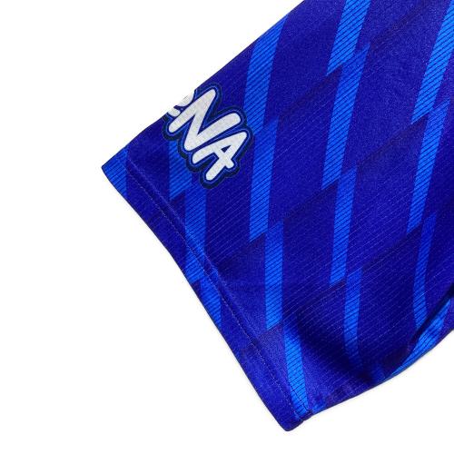 横浜DeNAベイスターズ (ヨコハマディーエヌエーベイスターズ) 応援グッズ Lサイズ ブルー 2024年ビジターユニフォーム ユニフォーム 颯【53】