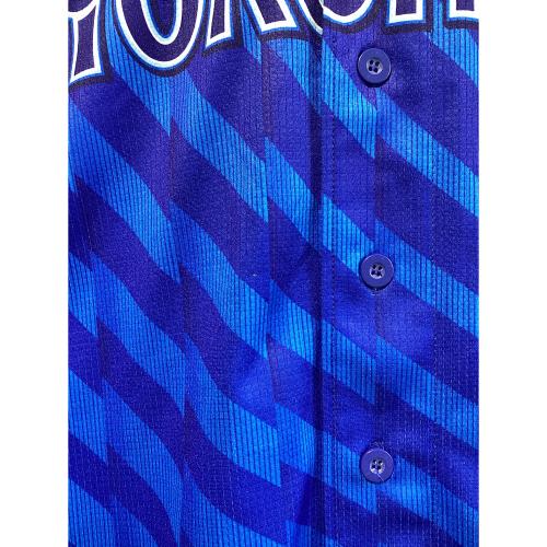 横浜DeNAベイスターズ (ヨコハマディーエヌエーベイスターズ) 応援グッズ Lサイズ ブルー 2024年ビジターユニフォーム ユニフォーム 颯【53】