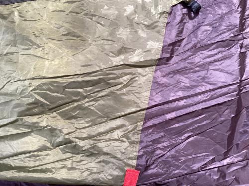 LOGOS (ロゴス) ツールームテント ヨゴレ・スカート小穴有 71805522 プレミアム PANELストロングGドゥーブル XL-AH 約540×290×210cm 2～4人用 程度B 程度B スカートあり ハンマーなし/説明書なし