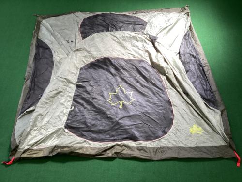 LOGOS (ロゴス) ツールームテント ヨゴレ・スカート小穴有 71805522 プレミアム PANELストロングGドゥーブル XL-AH 約540×290×210cm 2～4人用 程度B 程度B スカートあり ハンマーなし/説明書なし