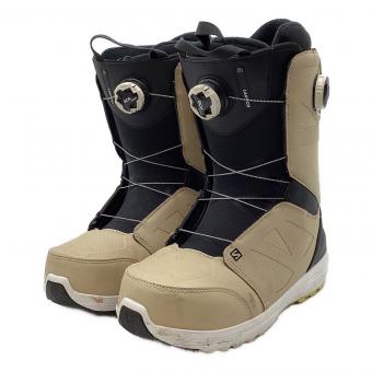 SALOMON (サロモン) スノーボードブーツ メンズ SIZE 28cm ベージュ 22-23モデル LAUNCH BOA SJ BOA ダブルBOAシステム