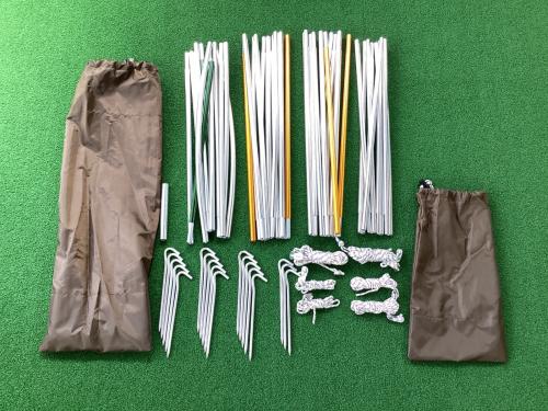 Snow peak (スノーピーク) ドームテント 2022年製 SDE-001RH アメニティドームM 505×280×150(h)cm 3～4人用 程度A 程度A スカートなし ハンマーなし/説明書あり