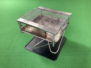 Snow peak (スノーピーク) 焚火台Lスターターセット 焚火台 別売りグリルブリッジ・焼き網Pro.・ベースプレートスタンド付