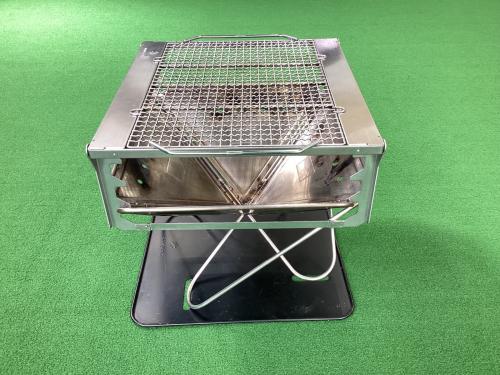 Snow peak (スノーピーク) 焚火台Lスターターセット 焚火台 別売りグリルブリッジ・焼き網Pro.・ベースプレートスタンド付