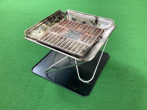 Snow peak (スノーピーク) 焚火台Lスターターセット 焚火台 別売りグリルブリッジ・焼き網Pro.・ベースプレートスタンド付