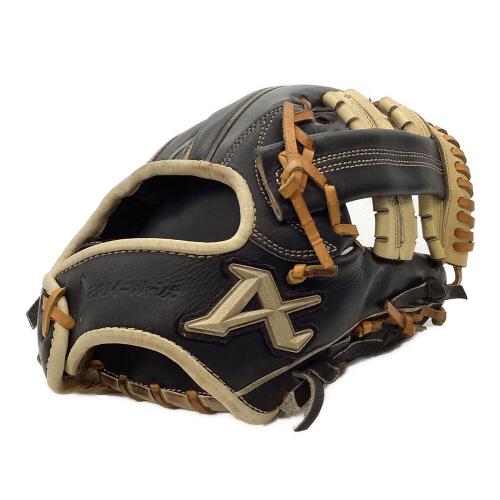 ATOMS (アトムズ) 軟式グローブ 28cm ブラック ケース付 Nine States Leather 内野用