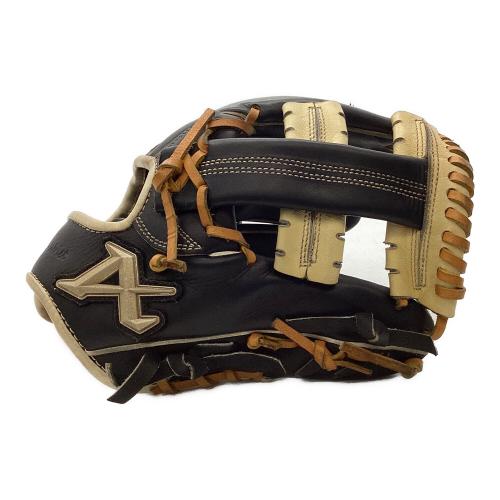 ATOMS (アトムズ) 軟式グローブ 28cm ブラック ケース付 Nine States Leather 内野用