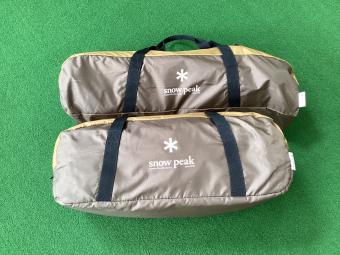 Snow peak ドームテント テント、タープ共にヨゴレ・ポールキズ有