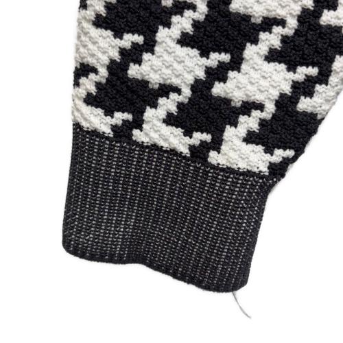 MARK&LONA (マークアンドロナ) ゴルフウェア(トップス) レディース SIZE M ブラック×ホワイト Ever Dogtooth Sweater セーター MLM-3C-AB04