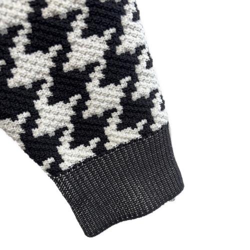 MARK&LONA (マークアンドロナ) ゴルフウェア(トップス) レディース SIZE M ブラック×ホワイト Ever Dogtooth Sweater セーター MLM-3C-AB04
