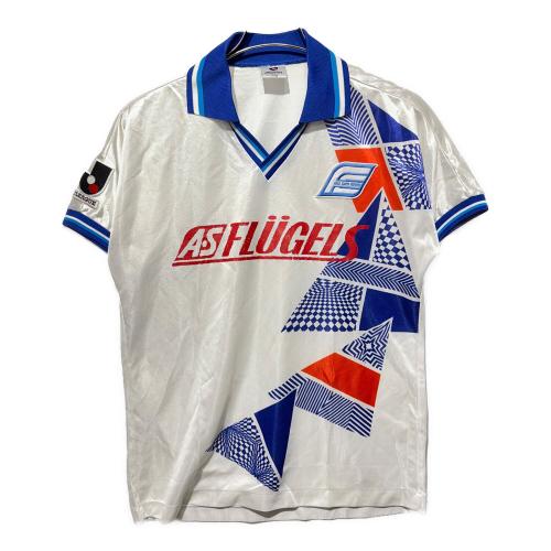 横浜フリューゲルス (ヨコハマフリューゲルス) サッカーユニフォーム SIZE M ホワイト×ブルー 1993年ユニフォーム MIZUNO