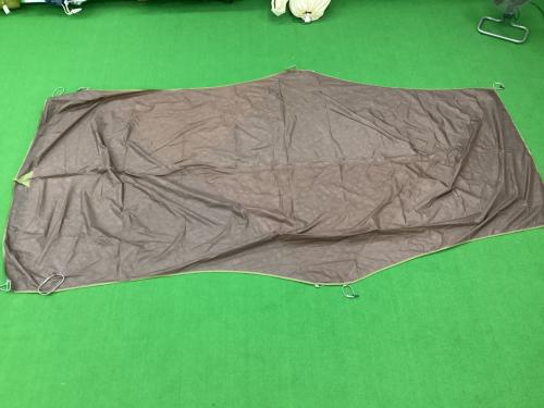 LOGOS ツールームテント ヨゴレ有 吸盤ジョイント欠品 71805515 プレミアムPANELグレートドゥーブルXL-AF 約540×290×210(h)cm 3～4人用 程度B 程度B スカートあり ハンマーあり/説明書なし