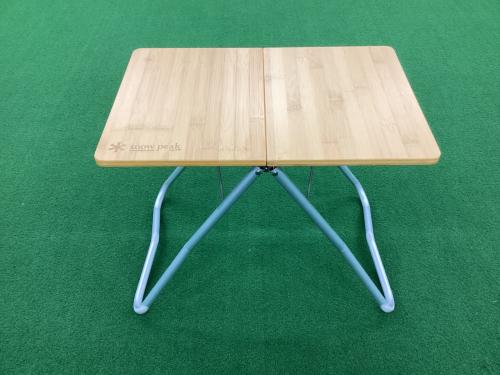 【希少・廃盤】スノーピーク フォールディングシェルフ竹 ショート LV-065T Snow peak (スノーピーク) アウトドアテーブル 廃盤品 LV-065T