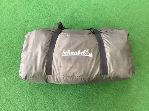 OGAWA (オガワ) ツールームテント 若干のベタツキ・ポールショックコード伸びあり・1か所吊り下げ部分欠品有 シュナーベル5 約320×560×206cm 2～4人用 程度B 程度B スカートあり ハンマーなし/説明書なし