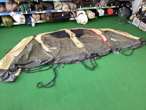 OGAWA (オガワ) ツールームテント 若干のベタツキ・ポールショックコード伸びあり・1か所吊り下げ部分欠品有 シュナーベル5 約320×560×206cm 2～4人用 程度B 程度B スカートあり ハンマーなし/説明書なし