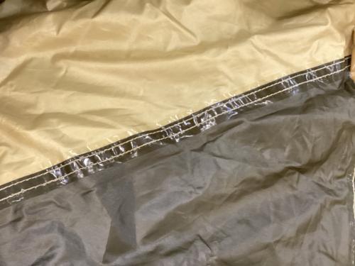 OGAWA (オガワ) ツールームテント 若干のベタツキ・ポールショックコード伸びあり・1か所吊り下げ部分欠品有 シュナーベル5 約320×560×206cm 2～4人用 程度B 程度B スカートあり ハンマーなし/説明書なし