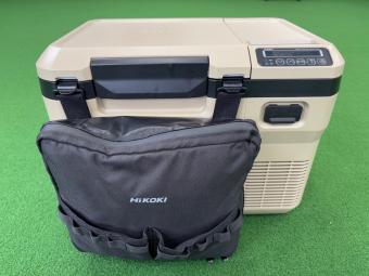 HIKOKI (ハイコーキ) ポータブル冷蔵庫 カーキ キズ有 UL 18DD コードレス冷蔵庫