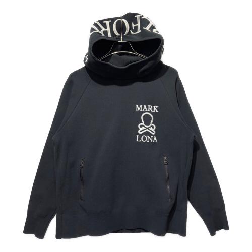 MARK&LONA (マークアンドロナ) ゴルフウェア(トップス) メンズ SIZE 48 ブラック エヴァ―フライニットフーディー Ever Fly Knit Hoodie その他 MLM-4C-AB03