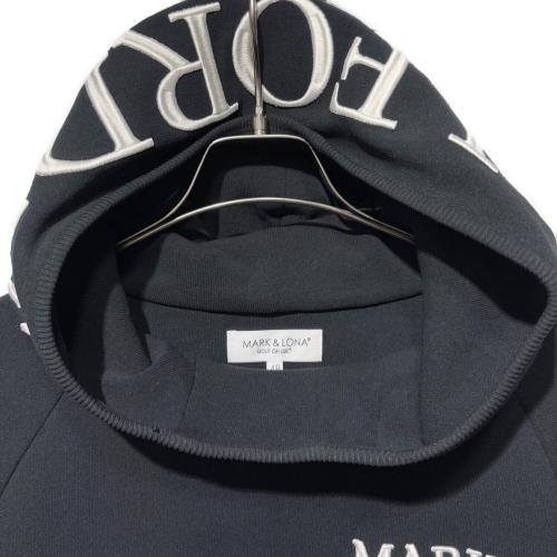 MARK&LONA (マークアンドロナ) ゴルフウェア(トップス) メンズ SIZE 48 ブラック エヴァ―フライニットフーディー Ever Fly Knit Hoodie その他 MLM-4C-AB03