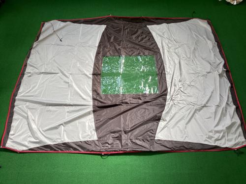 Coleman (コールマン) ツールームテント ヨゴレ有 4Sワイド2ルームカーブ 約580×350×200(h)cm 2～4人用 程度B 程度B スカートあり ハンマーなし/説明書なし