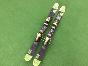 ROSSIGNOL (ロシニョール) SHORT7 ショートスキー キズ・ヨゴレ有 ブラック×グリーン 120cm