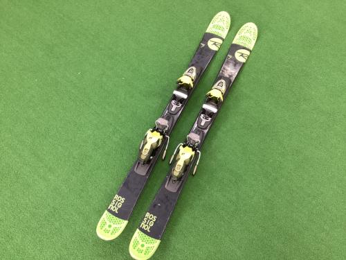 ROSSIGNOL (ロシニョール) SHORT7 ショートスキー キズ・ヨゴレ有 ブラック×グリーン 120cm