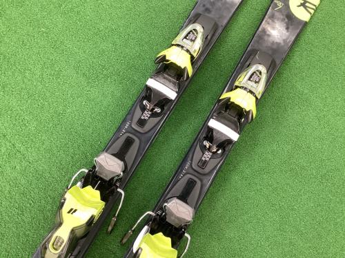 ROSSIGNOL (ロシニョール) SHORT7 ショートスキー キズ・ヨゴレ有 ブラック×グリーン 120cm