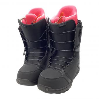 BURTON (バートン) スノーボードブーツ メンズ SIZE 26.5cm ブラック×ピンク MOTO-ASIAN FIT クイックシューレース