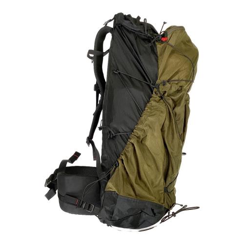 山と道 (ヤマトミチ) バックパック 50-55L オリーブ×ブラック ONE 背面長 約46～50cm 50L～(テント泊)