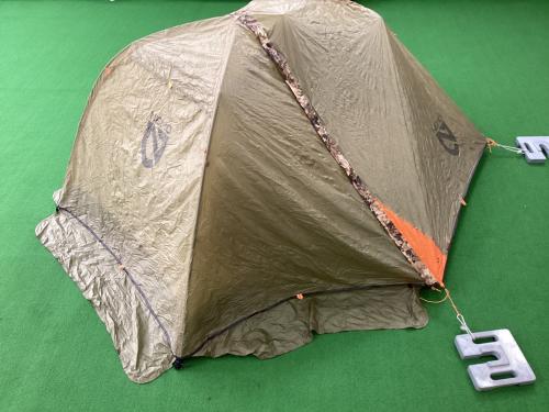 NEMO (ニーモ) ドームテント 小ヨゴレ有 トラッカー2P フロア：228.6×130/108cm 1～2人用 程度A 程度A スカートあり ハンマーなし/説明書なし