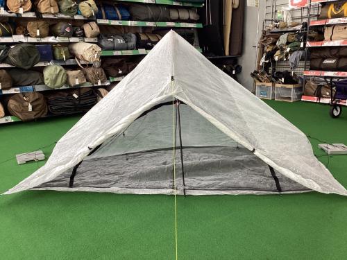 Zpacks (ジーパックス) 登山用テント ※ポールは別売り 葉っぱヨゴレ有 ダイニーマ ＠/E Plex Solo Lite tent 245×91×132cm 1人用 程度B スカートなし ハンマーなし/説明書なし